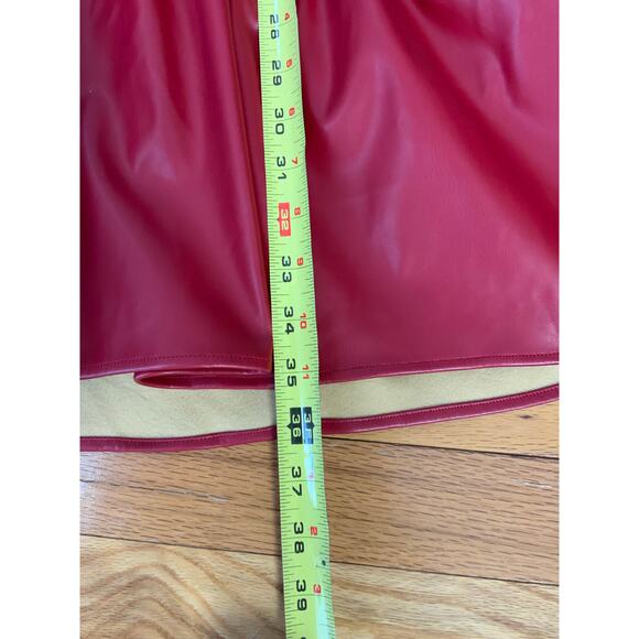 Jodifl Red Faux Leather Dress NWT size XL - Picture 7 of 7